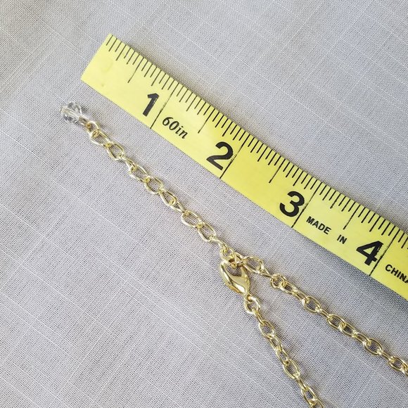 Fun and Funky Lemon Yellow Irridescent Costume Necklace - Picture 11 of 12